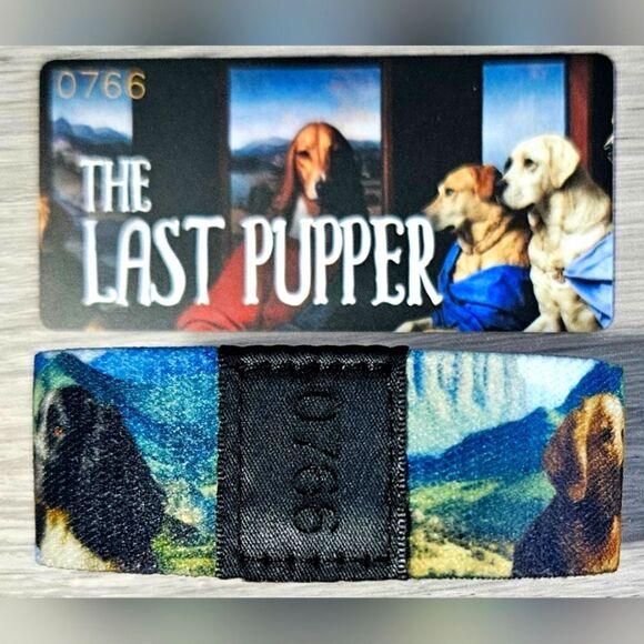 ZOX "THE LAST PUPPER" #766 ZOXBOX 15 Da Vinci DOG Medium collectible wristband - Picture 5 of 16